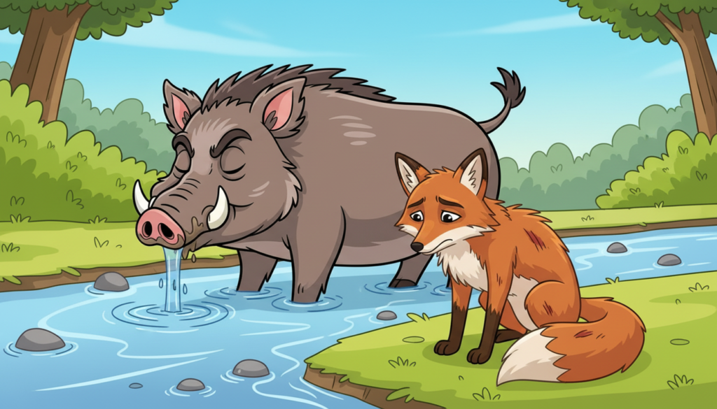 Boar and the fox